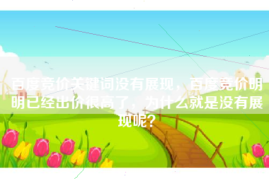 百度竞价关键词没有展现，百度竞价明明已经出价很高了，为什么就是没有展现呢？