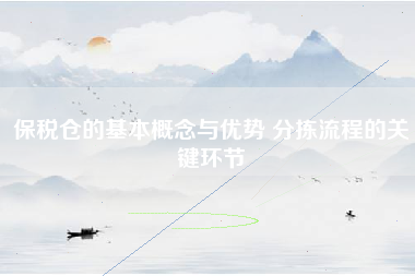 保税仓的基本概念与优势 分拣流程的关键环节