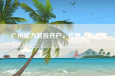 广州磁力智投开户、代理、代运营