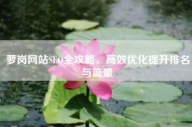 萝岗网站SEO全攻略，高效优化提升排名与流量