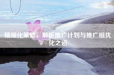 精细化策略，解析推广计划与推广组优化之道