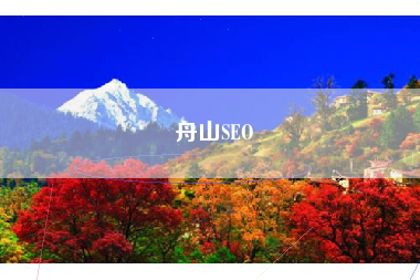 舟山SEO
