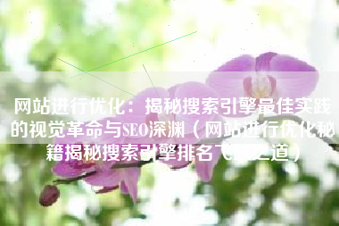 网站进行优化：揭秘搜索引擎最佳实践的视觉革命与SEO深渊（网站进行优化秘籍揭秘搜索引擎排名飞跃之道）