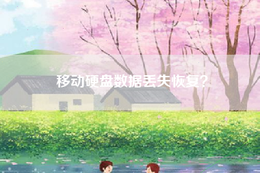 移动硬盘数据丢失恢复？