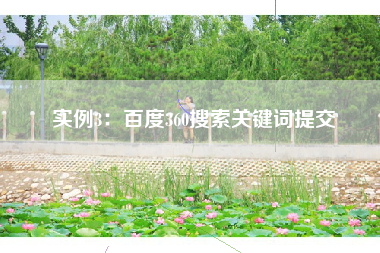 实例3：百度360搜索关键词提交