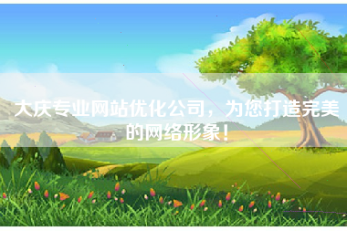 大庆专业网站优化公司，为您打造完美的网络形象！