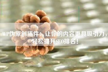 WP伪原创插件：让你的内容更具吸引力，轻松提升SEO排名！