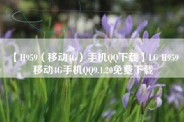 【H959（移动4G）手机QQ下载】LG H959 移动4G手机QQ9.1.20免费下载