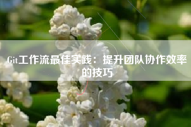 Git工作流最佳实践：提升团队协作效率的技巧