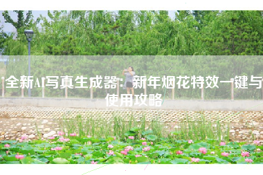 全新AI写真生成器：新年烟花特效一键与使用攻略