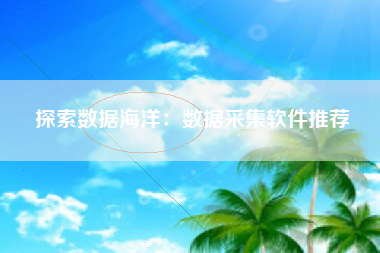 探索数据海洋：数据采集软件推荐