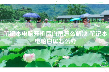 笔记本电脑开机后白屏怎么解决 笔记本电脑白屏怎么办