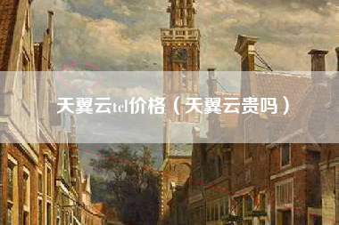 天翼云tcl价格（天翼云贵吗）
