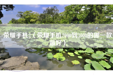 荣耀手机2（荣耀手机2000到3000的哪一款最好）