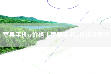 苹果手机xr价格（苹果手机xr价格及图片）