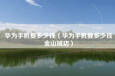 华为手机要多少钱（华为手机要多少钱金山城店）