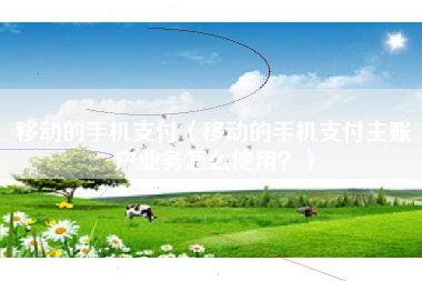 移动的手机支付（移动的手机支付主账户业务怎么使用？）