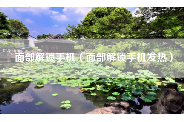 面部解锁手机（面部解锁手机发热）