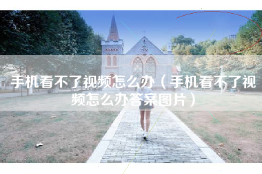 手机看不了视频怎么办（手机看不了视频怎么办答案图片）