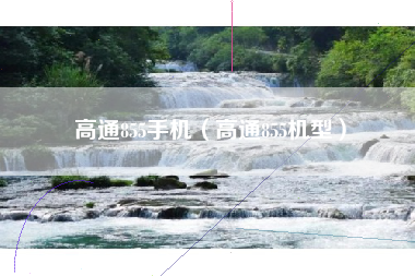 高通855手机（高通855机型）