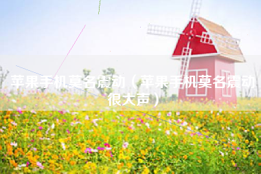 苹果手机莫名震动（苹果手机莫名震动很大声）