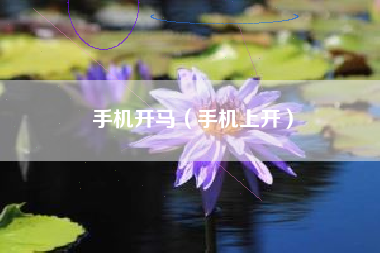 手机开马（手机上开）