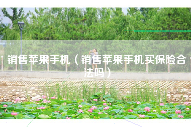 销售苹果手机（销售苹果手机买保险合法吗）
