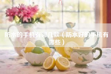 防水的手机有哪几款（防水好的手机有哪些）