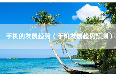 手机的发展趋势（手机发展趋势预测）