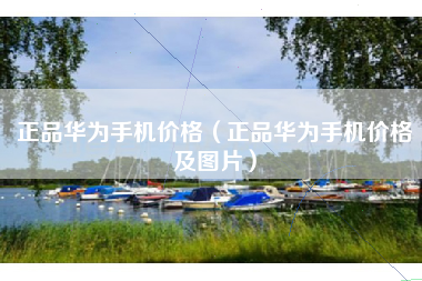 正品华为手机价格（正品华为手机价格及图片）