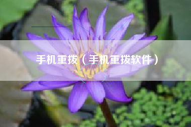 手机重拨（手机重拨软件）