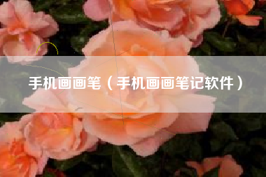 手机画画笔（手机画画笔记软件）