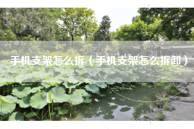手机支架怎么拆（手机支架怎么拆卸）