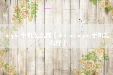 oneplus手机怎么样（shot on oneplus手机怎么样）