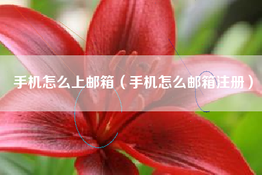 手机怎么上邮箱（手机怎么邮箱注册）