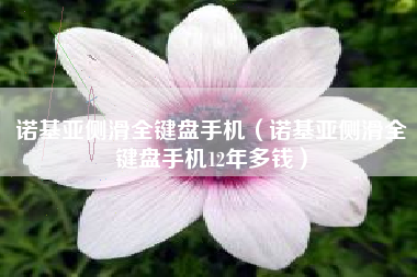 诺基亚侧滑全键盘手机（诺基亚侧滑全键盘手机12年多钱）