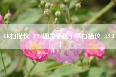 GK扫描仪 3.2.3图灵手机「GK扫描仪 3.2.3」 GK扫描仪 3.2.3图灵手机「GK扫描仪 3.2.3」