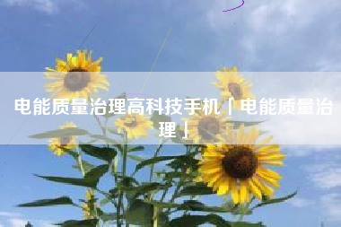 电能质量治理高科技手机「电能质量治理」