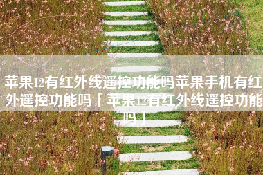 苹果12有红外线遥控功能吗苹果手机有红外遥控功能吗「苹果12有红外线遥控功能吗」
