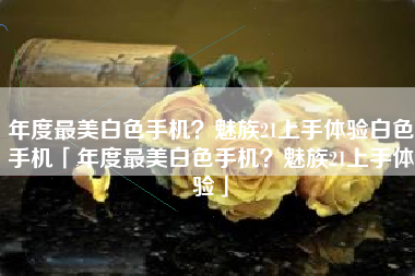 年度最美白色手机？魅族21上手体验白色手机「年度最美白色手机？魅族21上手体验」