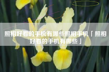 照相好看的手机有哪些照相手机「照相好看的手机有哪些」