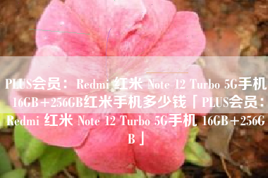 PLUS会员：Redmi 红米 Note 12 Turbo 5G手机 16GB+256GB红米手机多少钱「PLUS会员：Redmi 红米 Note 12 Turbo 5G手机 16GB+256GB」