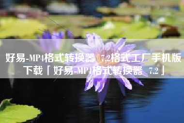 好易-MP4格式转换器  7.2格式工厂手机版下载「好易-MP4格式转换器  7.2」