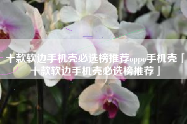 十款软边手机壳必选榜推荐oppo手机壳「十款软边手机壳必选榜推荐」