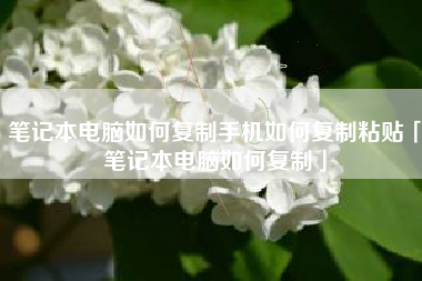 笔记本电脑如何复制手机如何复制粘贴「笔记本电脑如何复制」