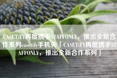 CASETiFY再度携手STAFFONLY，推出全新合作系列casetify手机壳「CASETiFY再度携手STAFFONLY，推出全新合作系列」