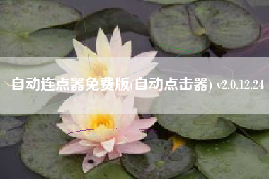 自动连点器免费版(自动点击器) v2.0.12.24