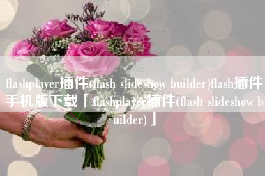 flashplayer插件(flash slideshow builder)flash插件手机版下载「flashplayer插件(flash slideshow builder)」
