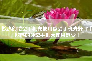 散热的镂空手机壳使用感受手机壳好评「散热的镂空手机壳使用感受」